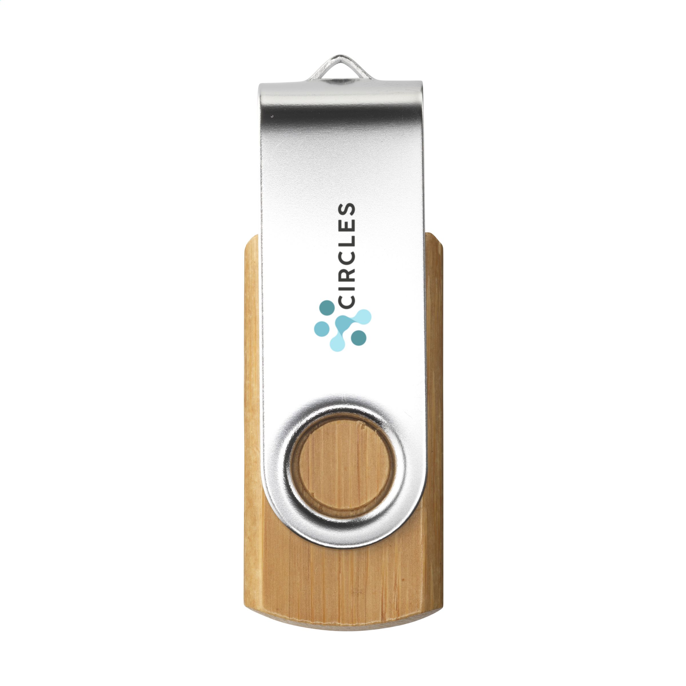 ECO Carbon Bamboo USB Stick - Castle Donington - Clevedon