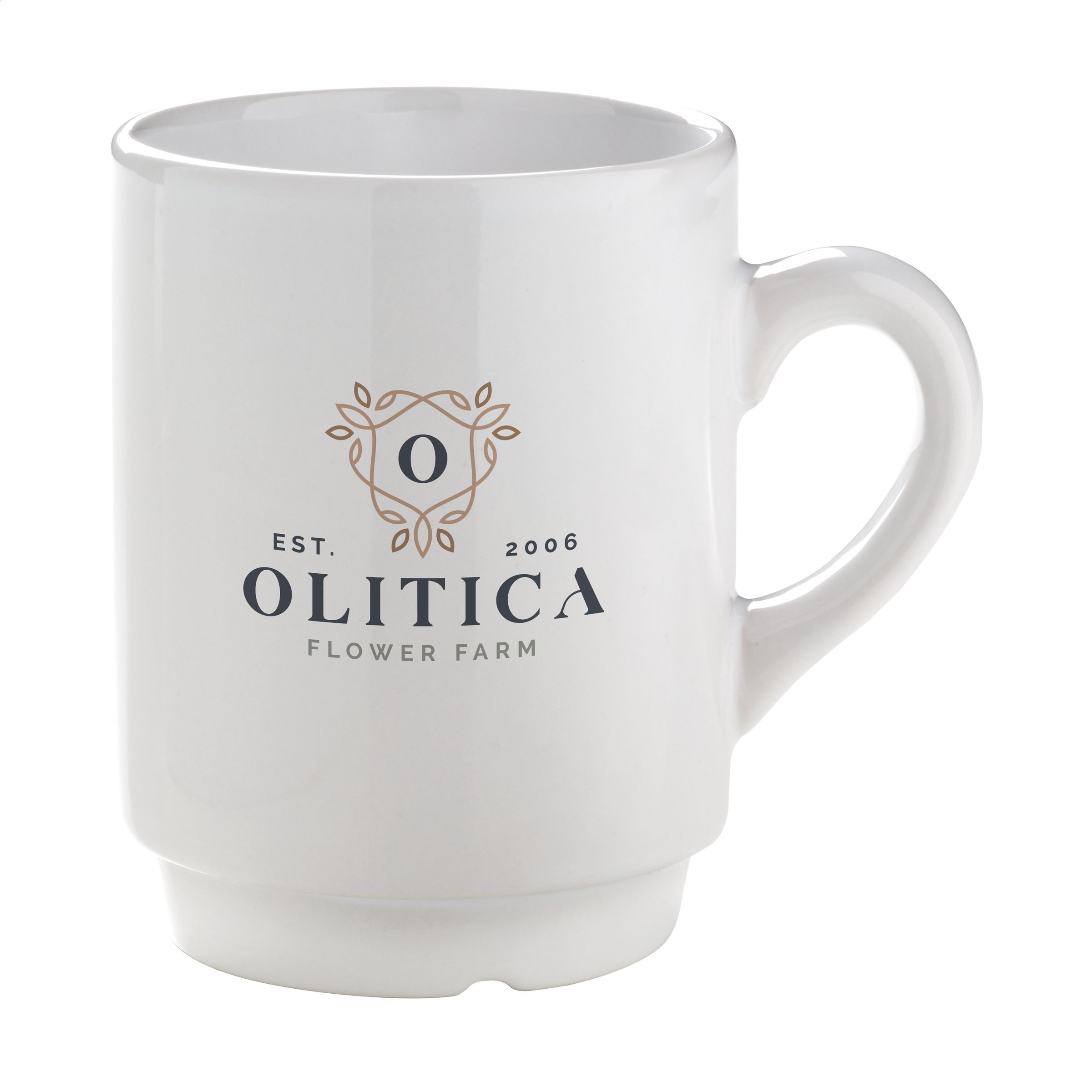 Stackable Ceramic Mug 200ml - Rainford - Netherton