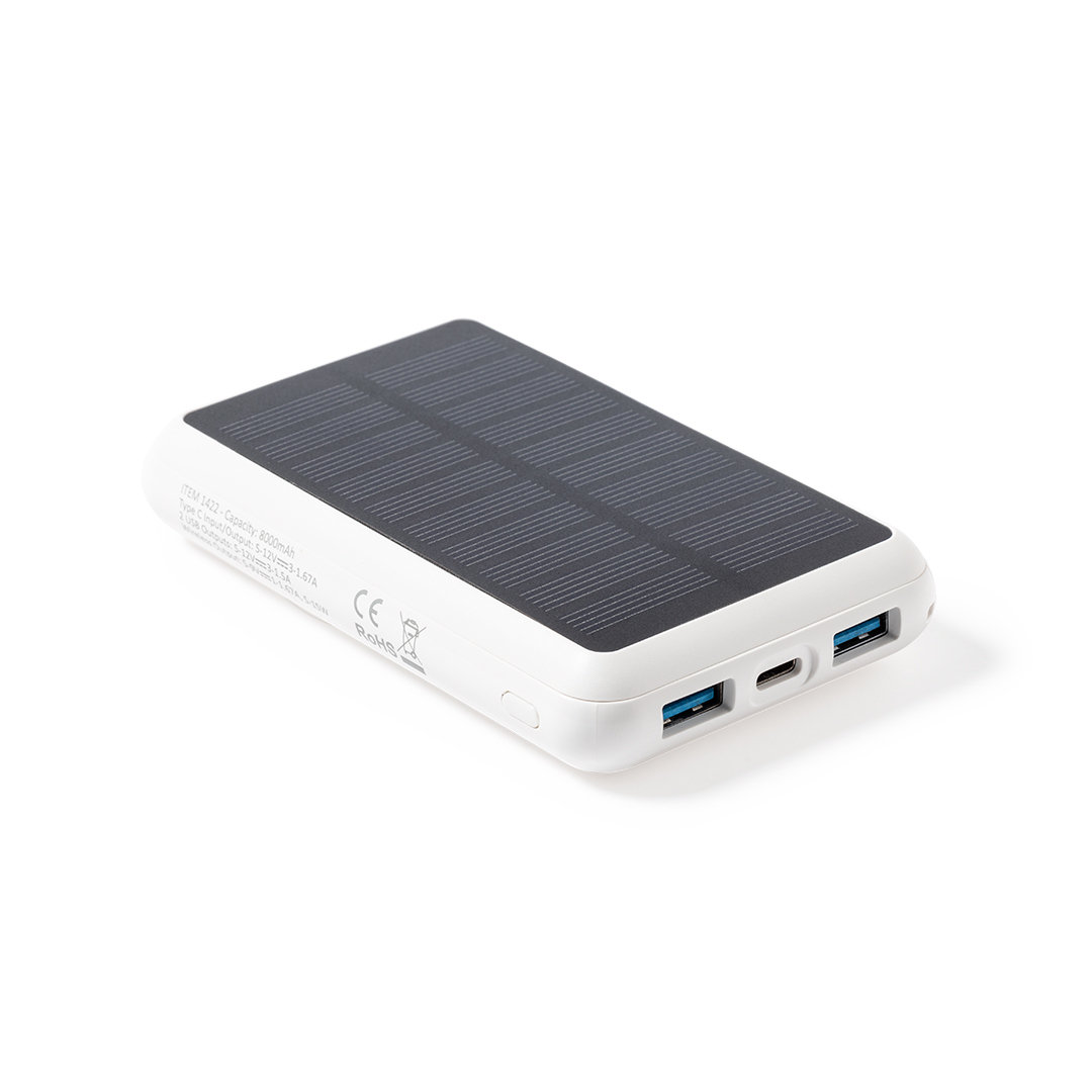 Solar Power Bank Wireless Charger - Ashton - Padstow