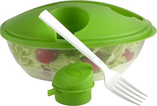 PP Salad Bowl with Lid and Dressing Container - Chalford