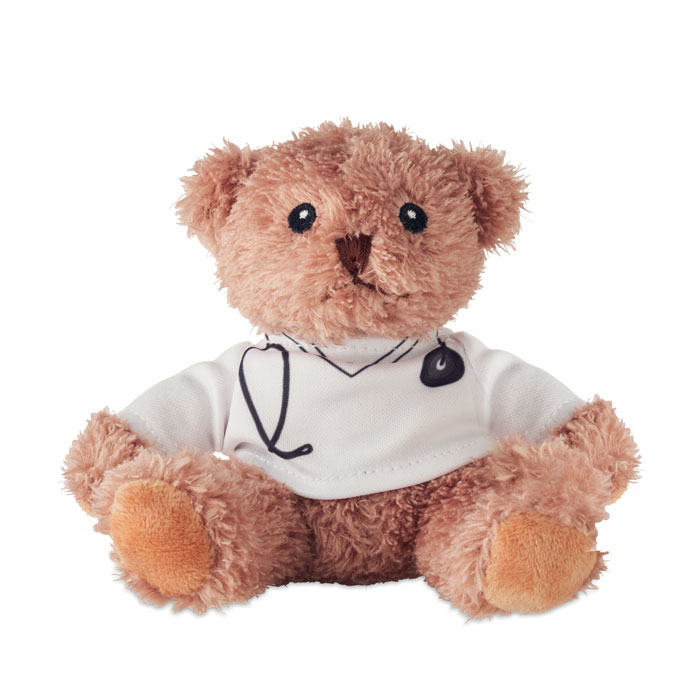 Plush teddy bear doctor