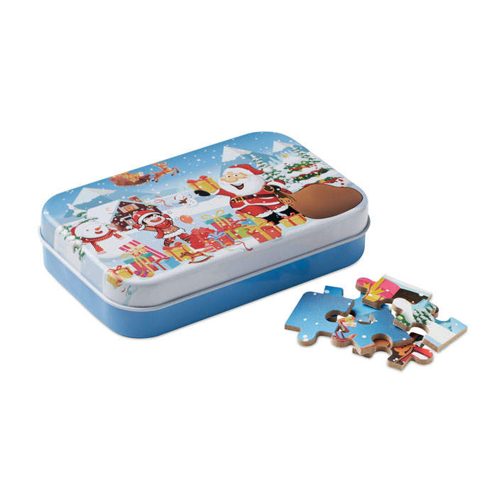 Christmas Puzzle in Tin Box - Woking/Byfleet