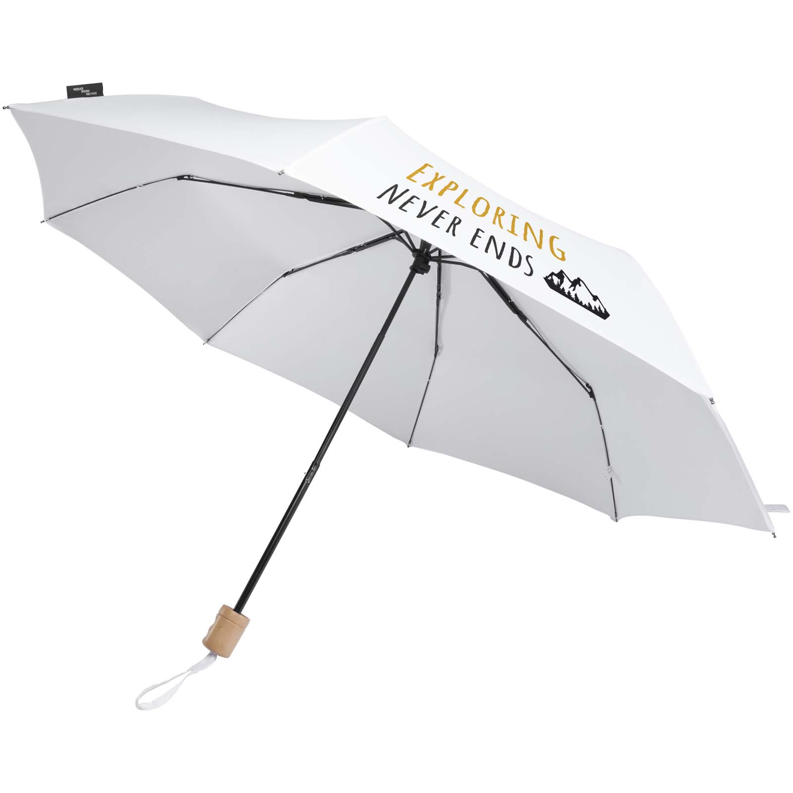 EcoShield 21 Umbrella - Brentwood printed with logo