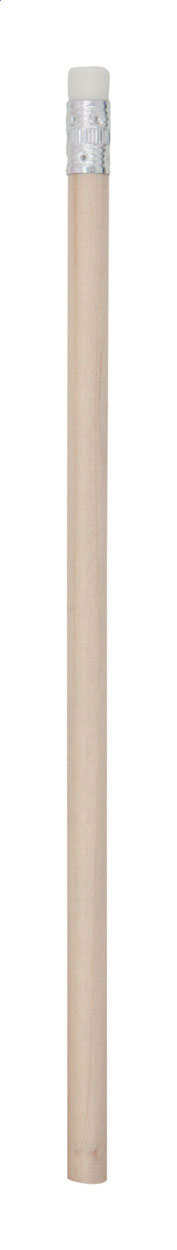 Natural Wood Pencil with Eraser - Ilminster