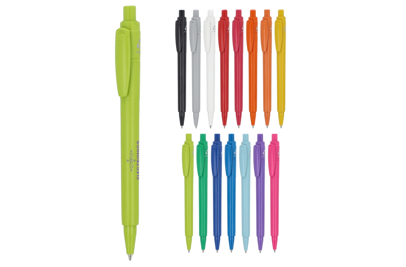 Kugelschreiber Baron 03 recycelte Hartfarbe