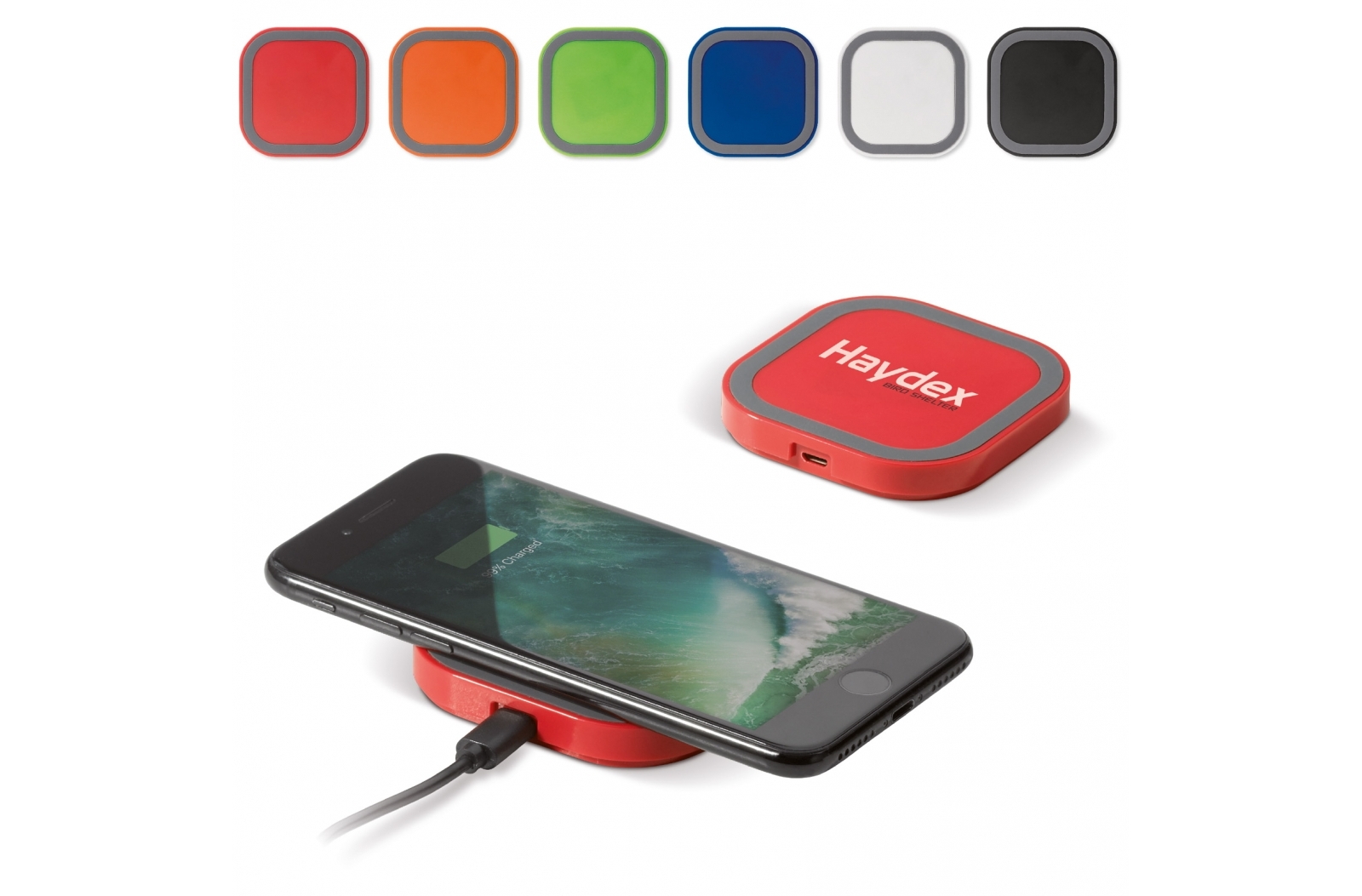 SquarePad wireless charger 5W printed with logo