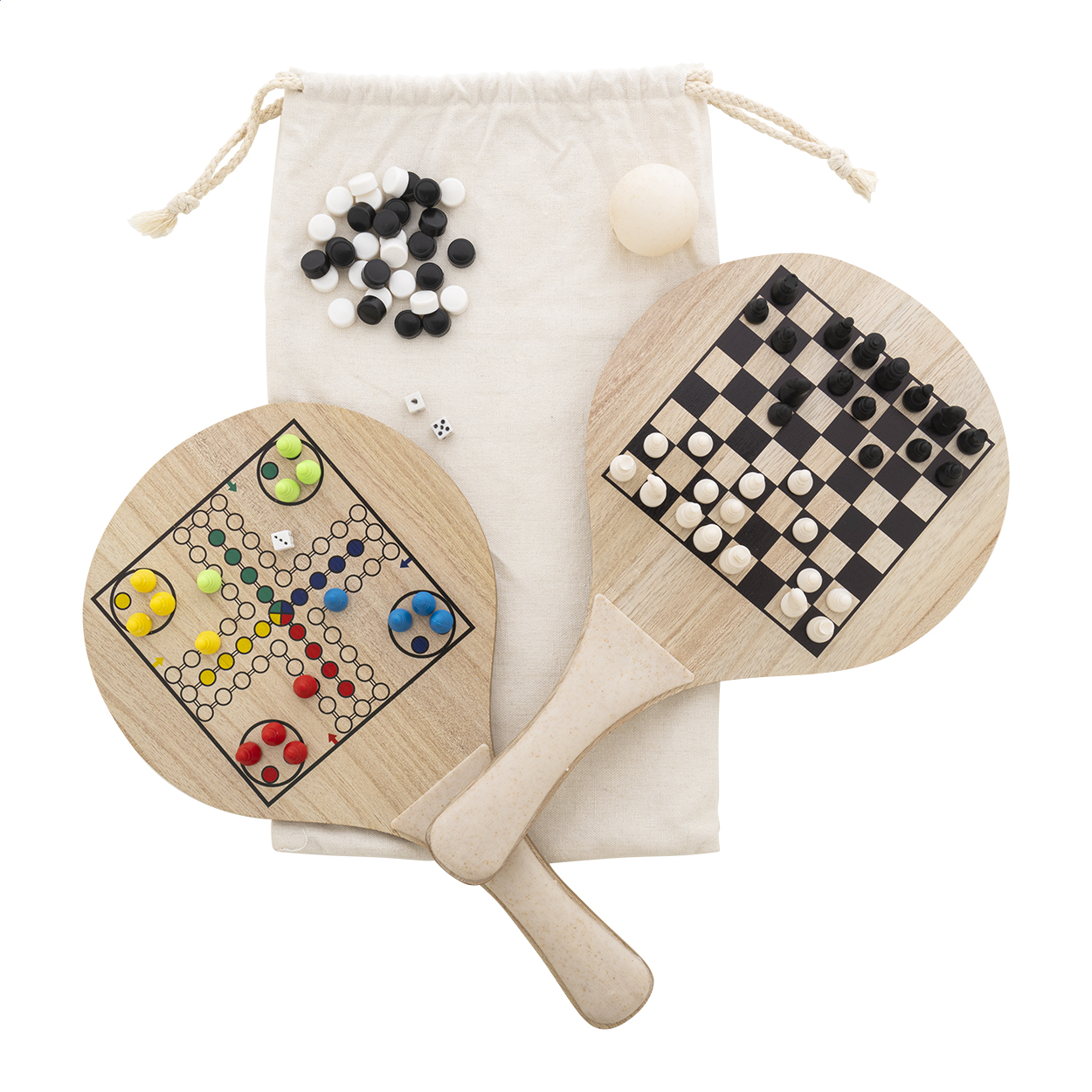 Eco-Friendly Beach Tennis Set with Games - Gainsborough