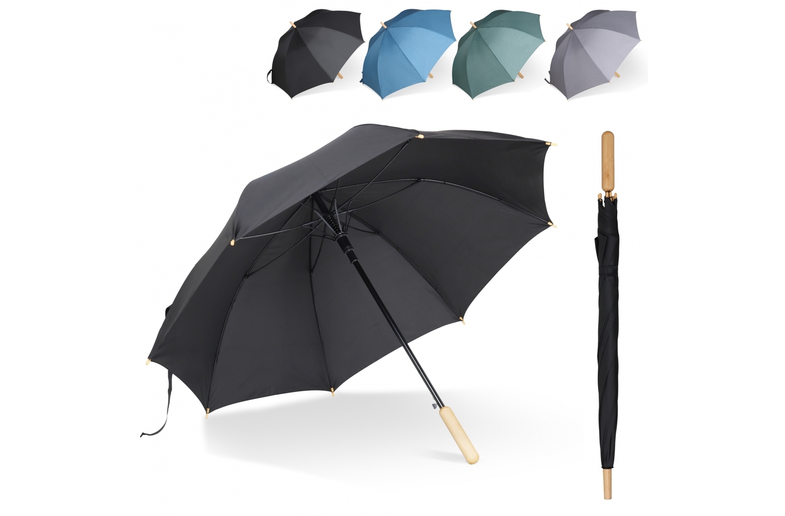 EcoLux Heather Stick Umbrella - Little Bedwyn - Kilmarnock