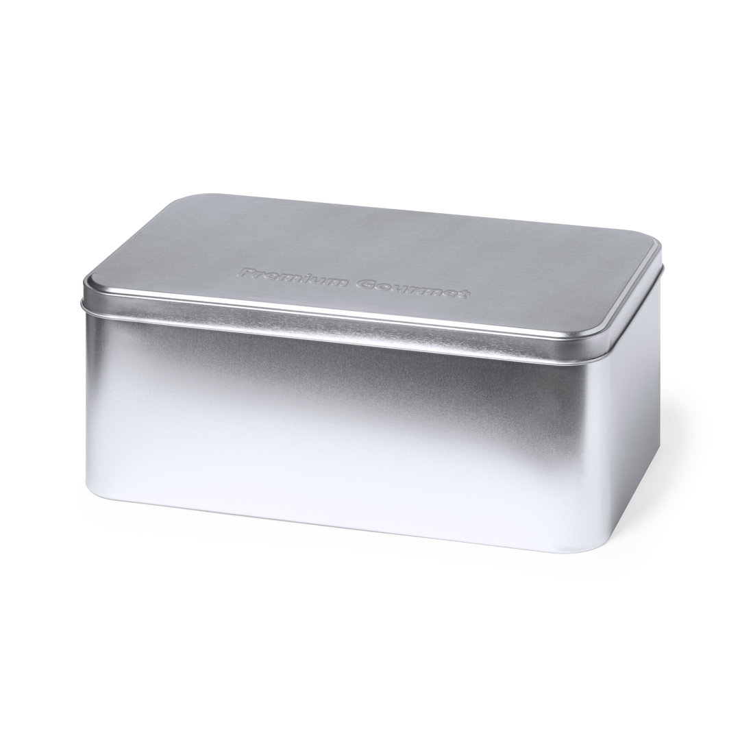 Silberne Metall-Rechteck Präsentationsbox - Einsiedl