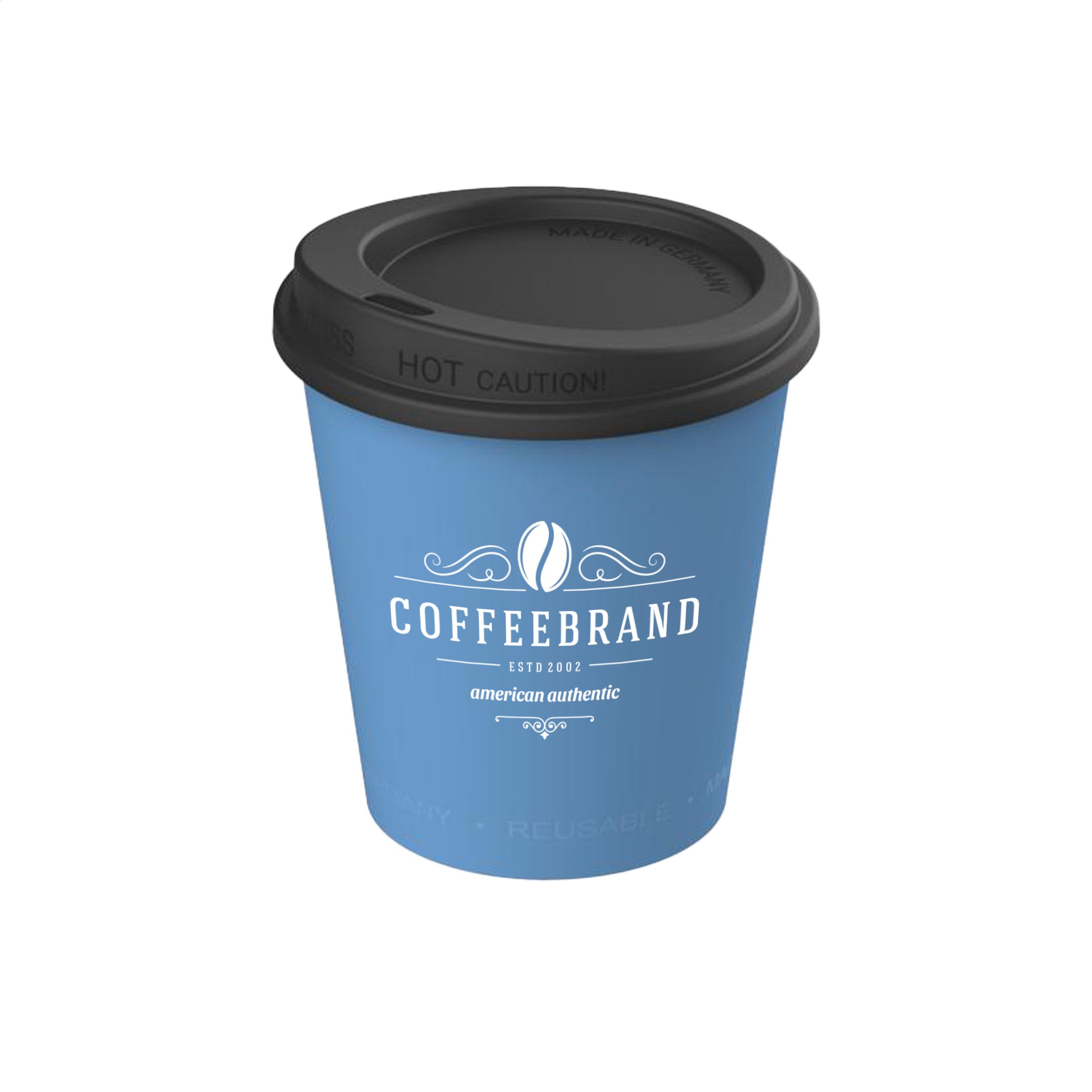 A coffee cup made of plastic that can be used multiple times - East Budleigh