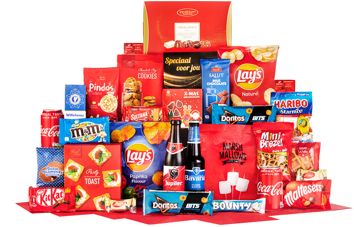 Bon Moment" gourmet basket with 31 delicacies