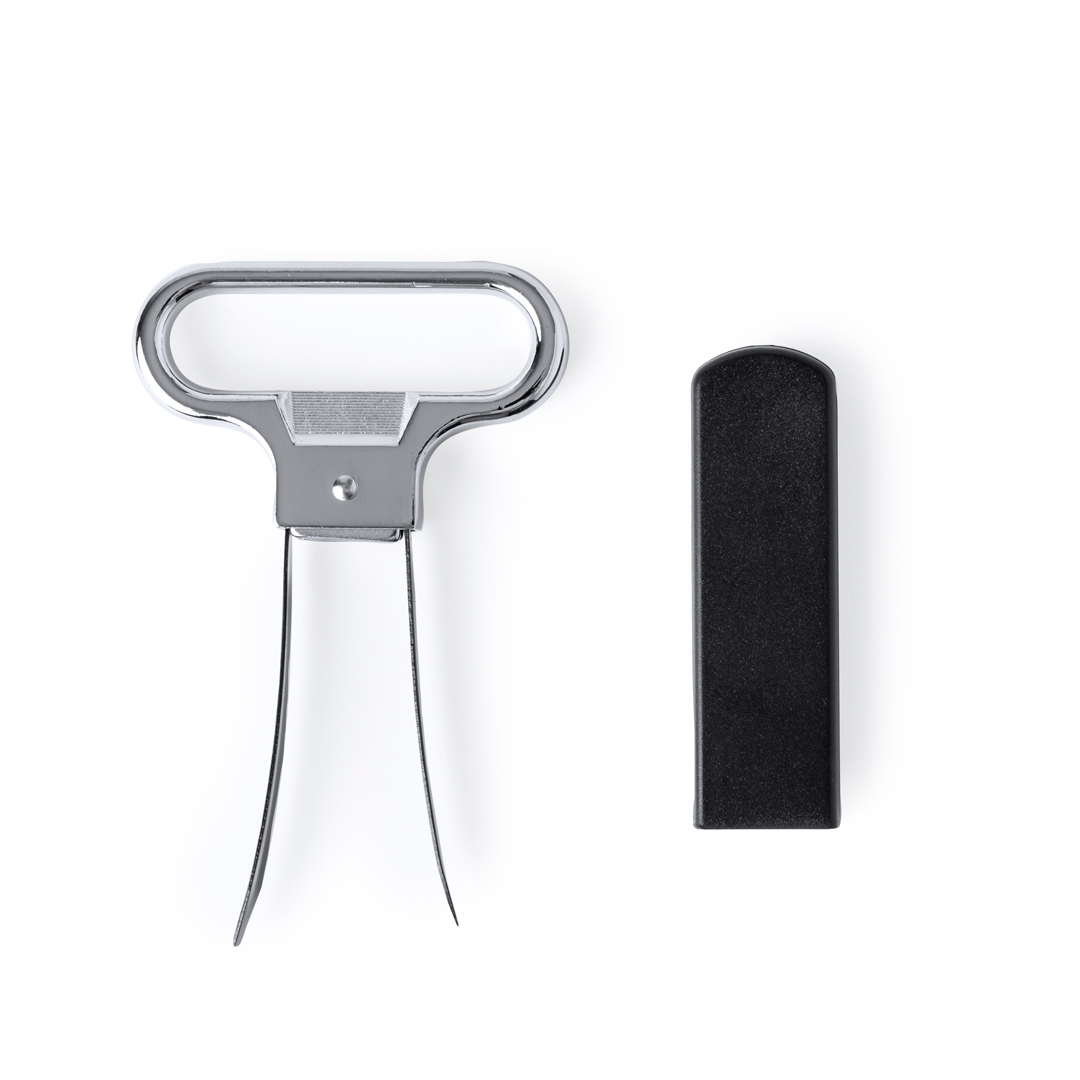 Innovative Stainless Steel Corkscrew - Chelmsford printed with logo