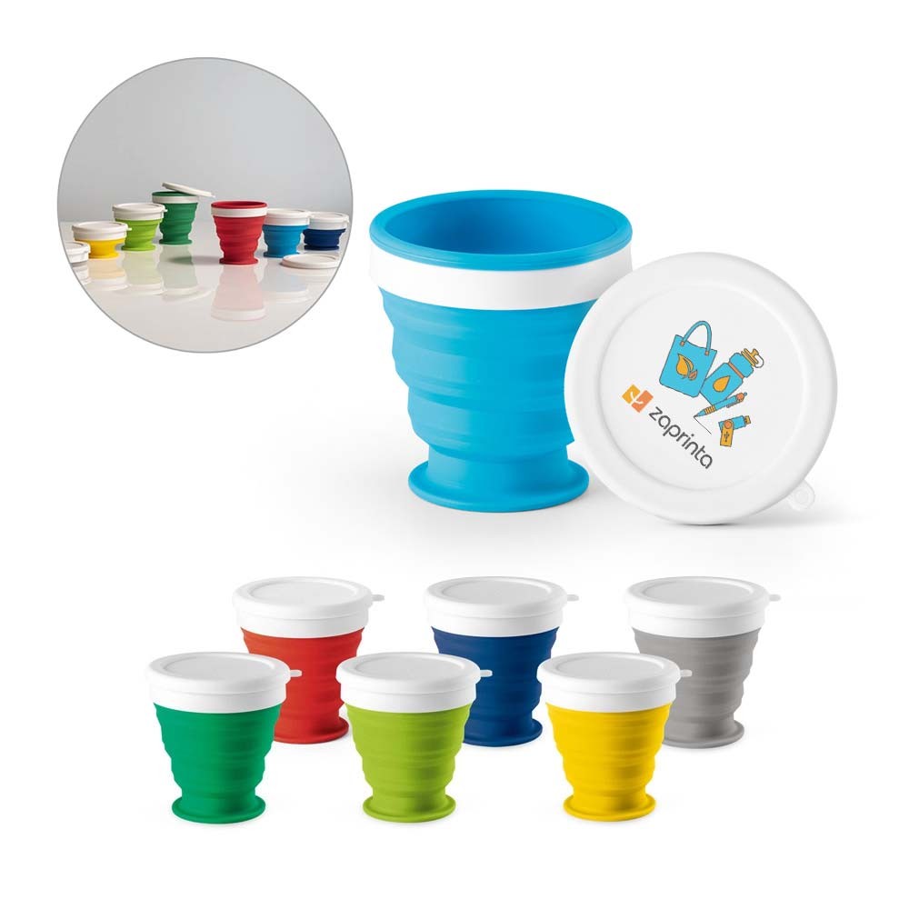 Foldable Silicone Travel Cup 250ml - Droitwich Spa
