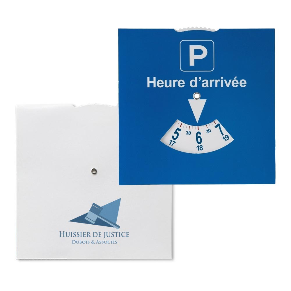 Parking disk paper compliant with French regulations - Keith