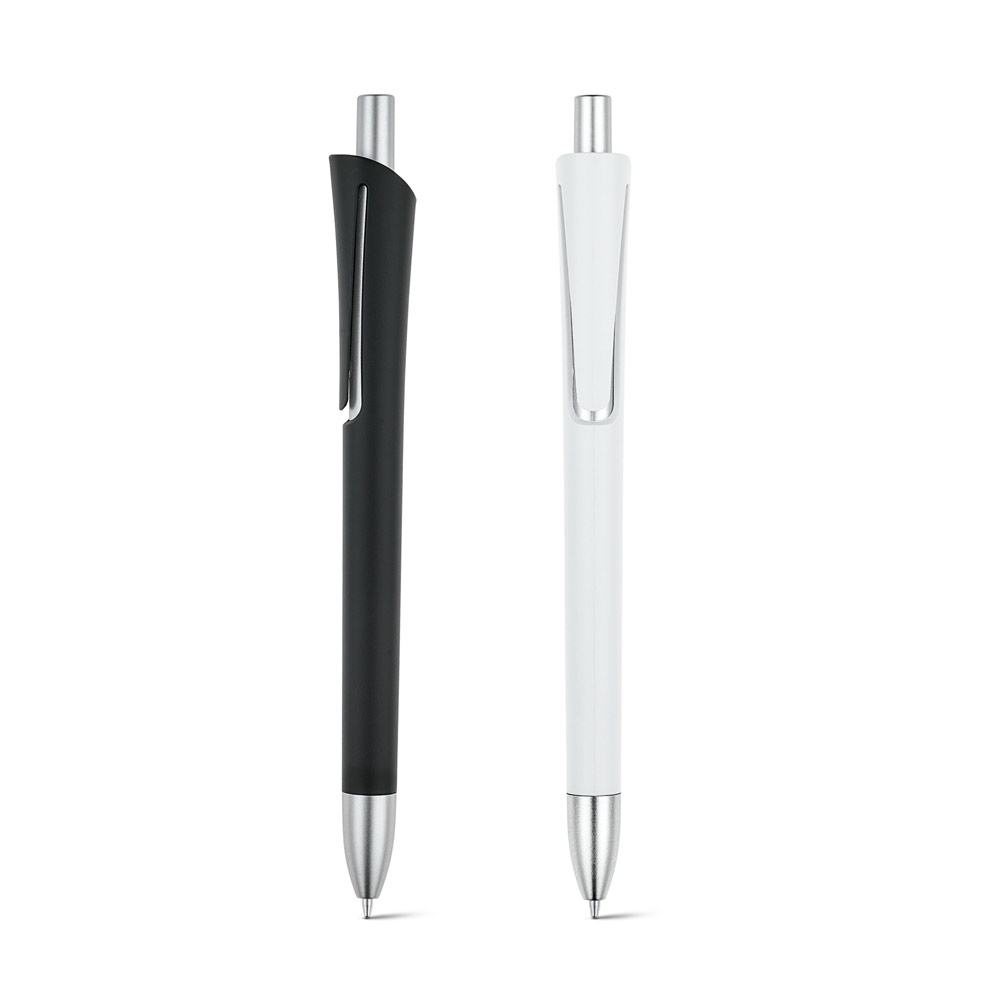 Ballpoint Pen made of ABS Plastic with Silver Trim - Brighstone - Ilchester