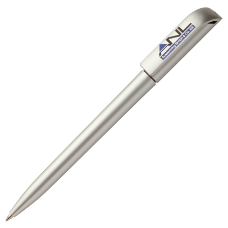 MAG Twist Plastic Ballpoint Pen in Silver color from Peekay - Penn