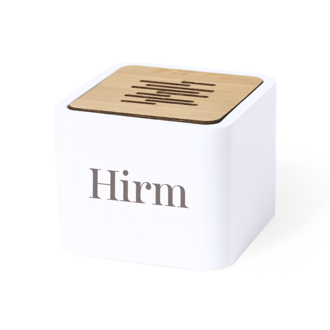 A Bluetooth speaker made from compostable bamboo material - Lower Slaughter - Halesowen