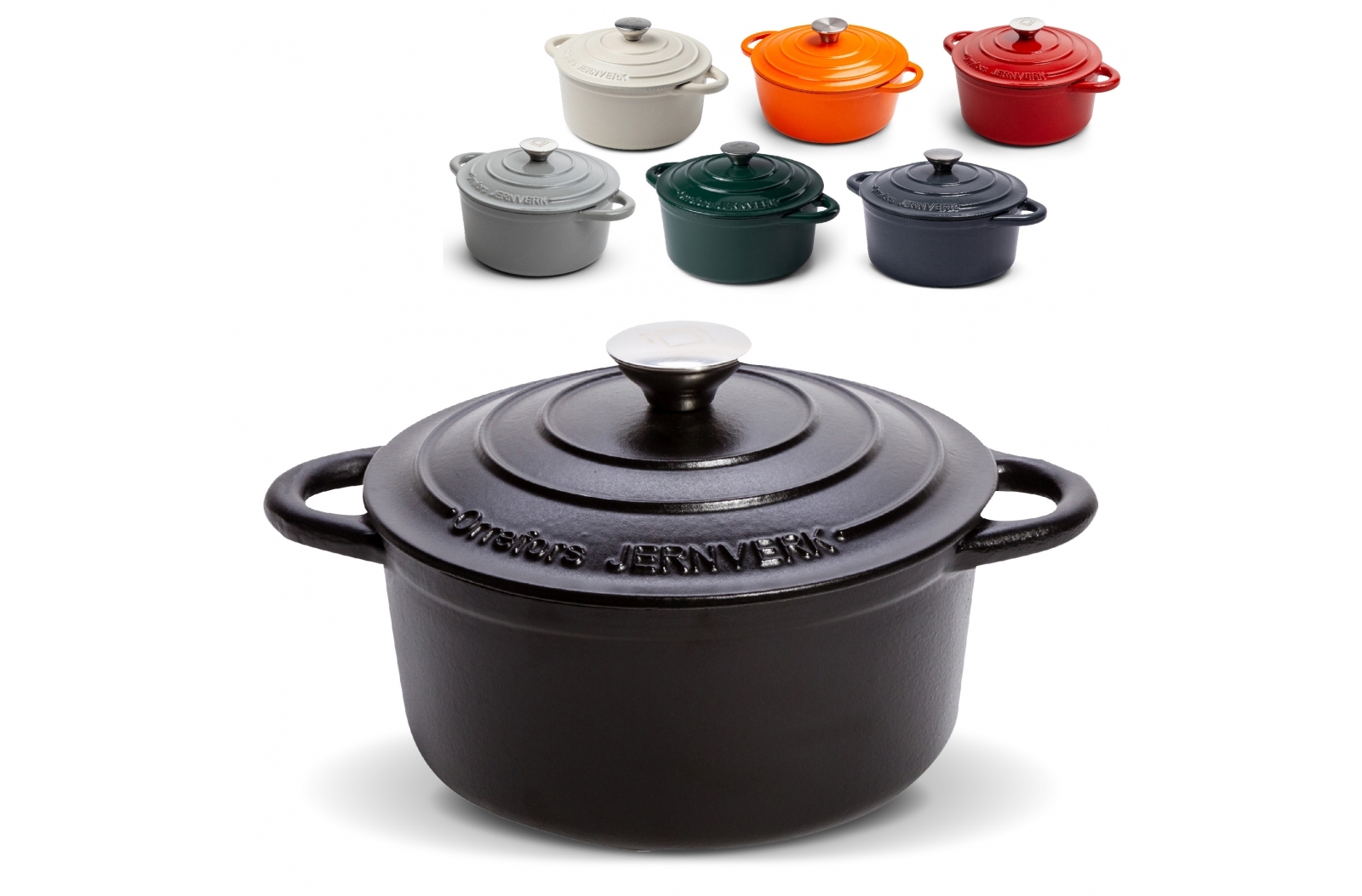 Swedish enamelled cast iron pan - Penryn