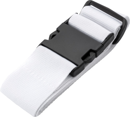 A Stickney luggage belt made of polyester with a plastic buckle - Adlington