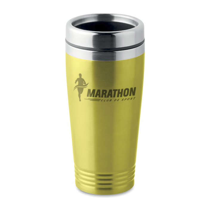 Double Wall Stainless Steel Travel Cup 400ml - Kingham