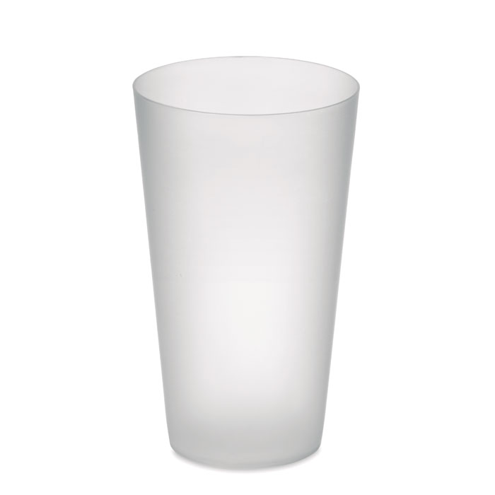 Reusable Frosted Finish Festival Cup 500ml - Houghton-le-Spring