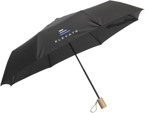 Taschenschirm bedrucken ökologisch RPET und Bambus 98 cm - Kusatsu