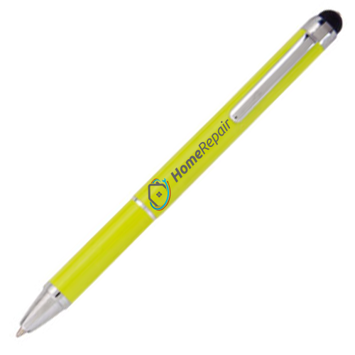 Pointer ballpoint pen with a metallic finish aluminum body - Maybole