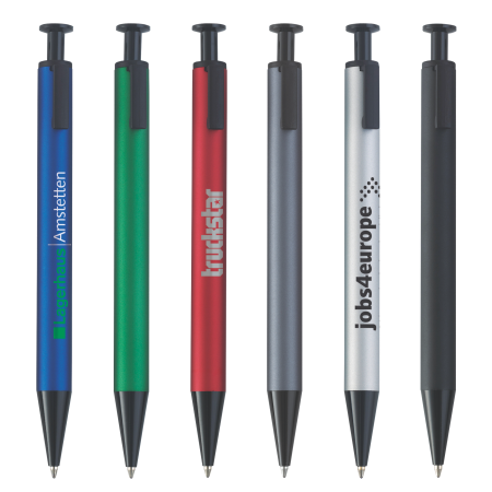 LANAI Stylish Metal Ballpoint Pen with Short Clip - Syston
