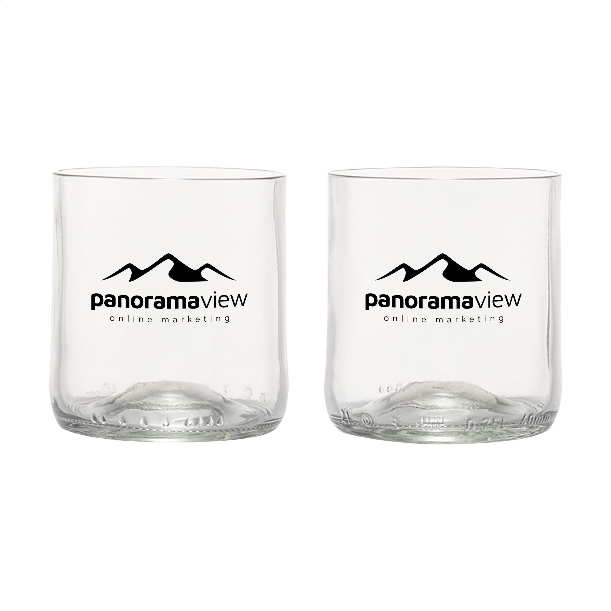 Rebottled® Short Tumbler 2-pack set glasses