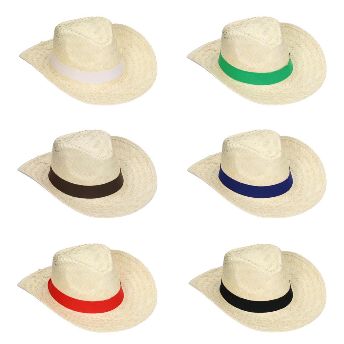 Cowboy Straw Hat with Bandana - Lochinver