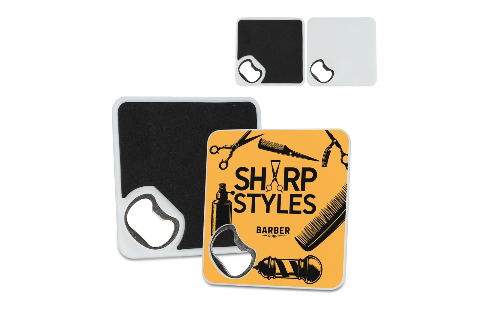 Multi-Use Coaster with Bottle Opener - Crewe