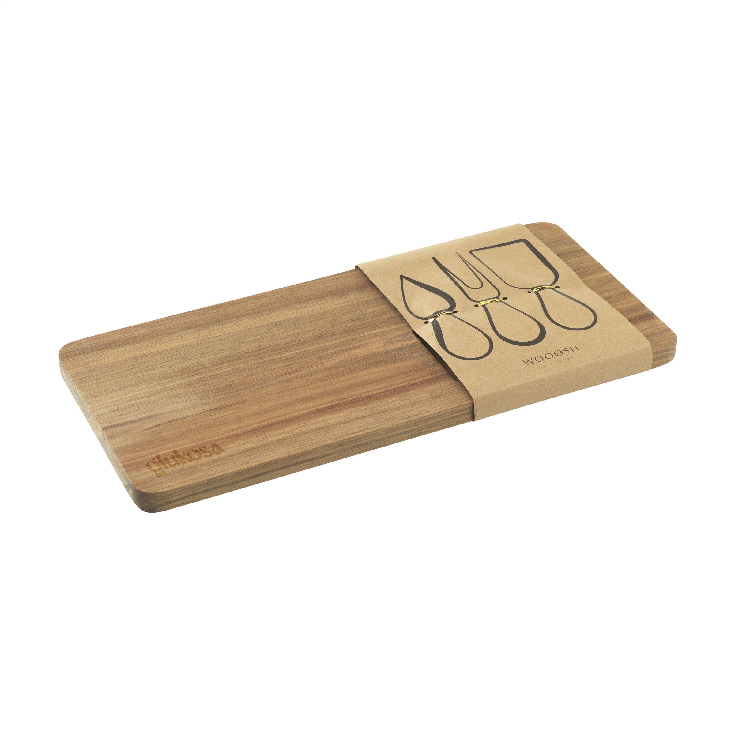 Acacia Harmony Cheese Serving Set - Challock