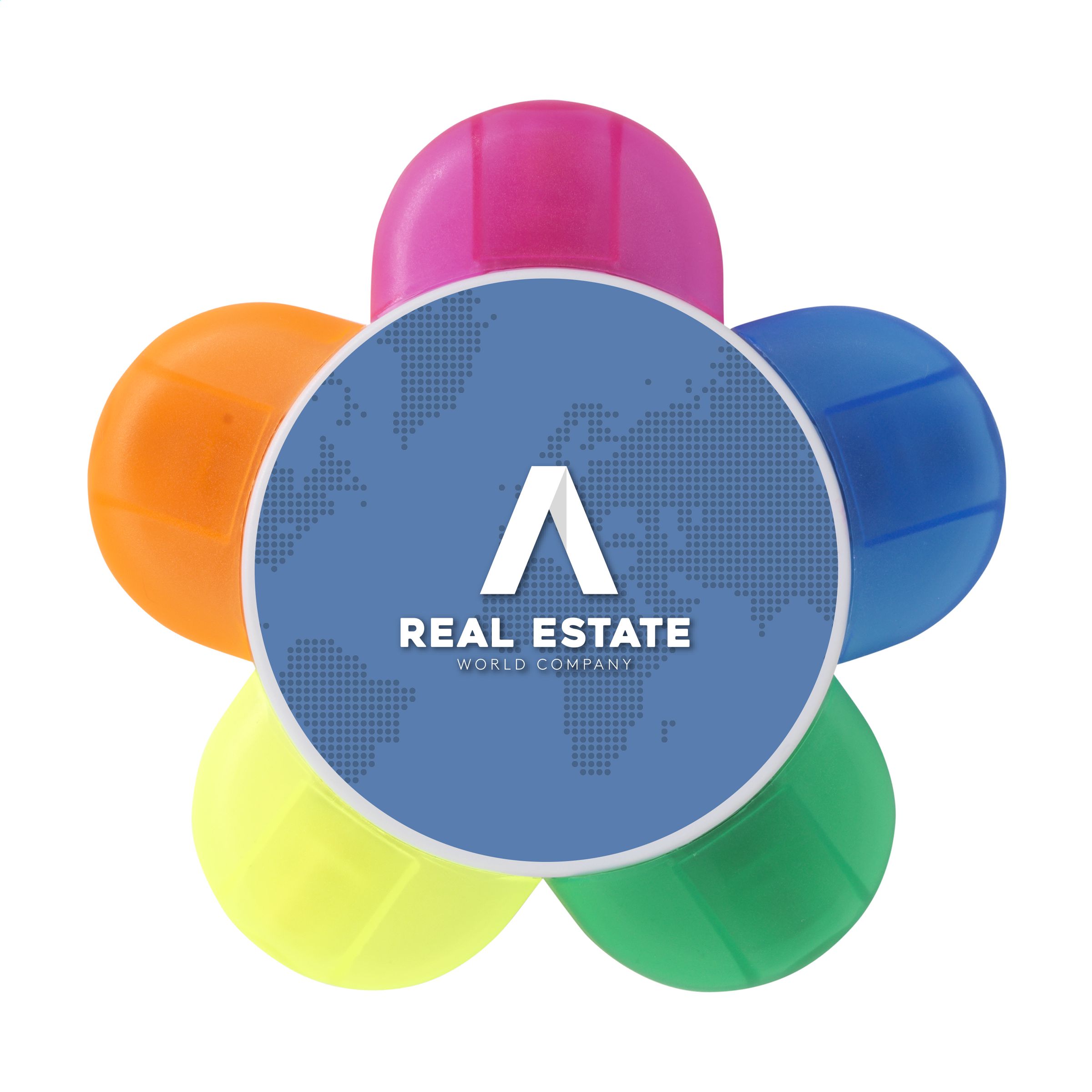 5-Color Fluorescent Highlighter - Abbots Bromley