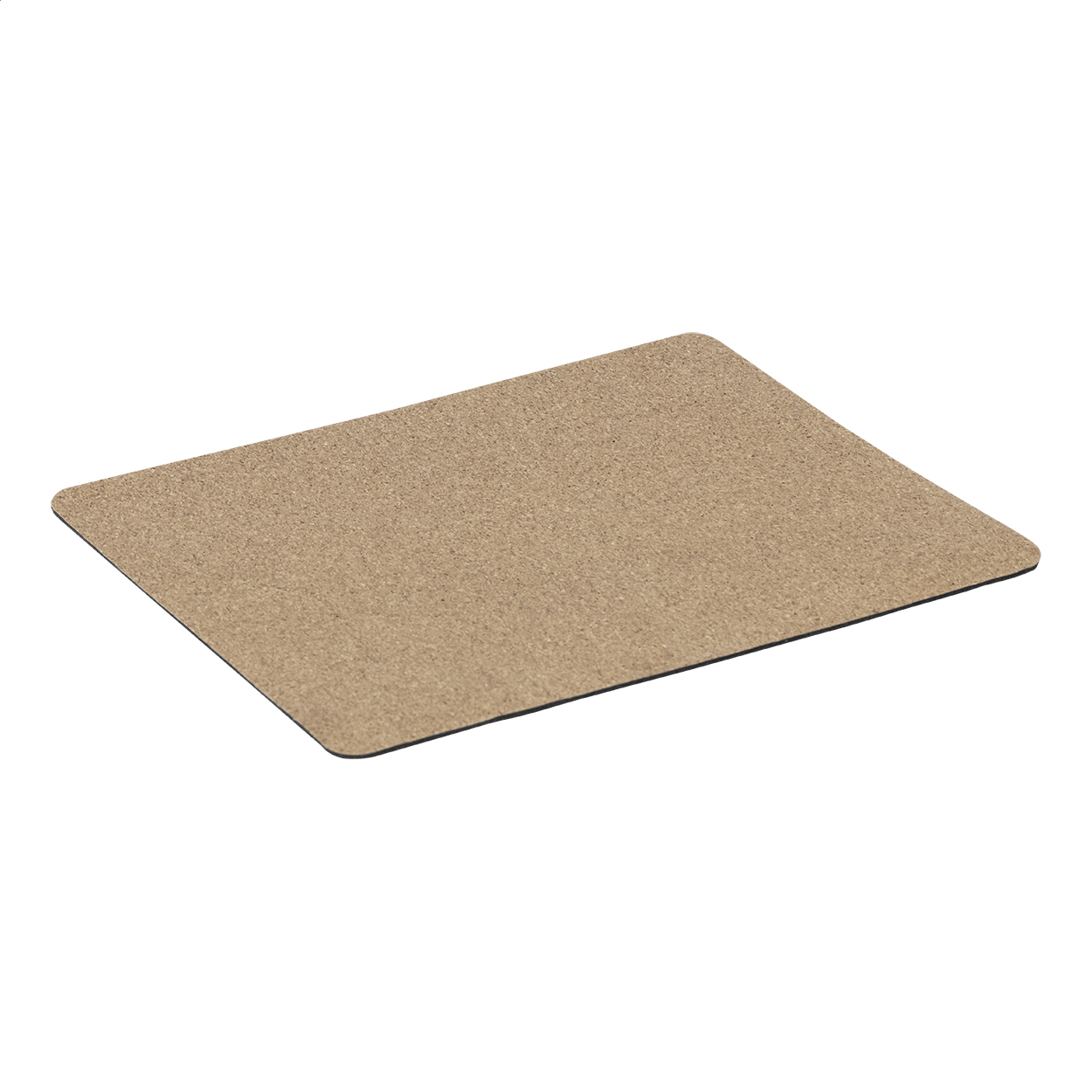Corpad natural cork mousepad with silicone base and your logo printed with logo