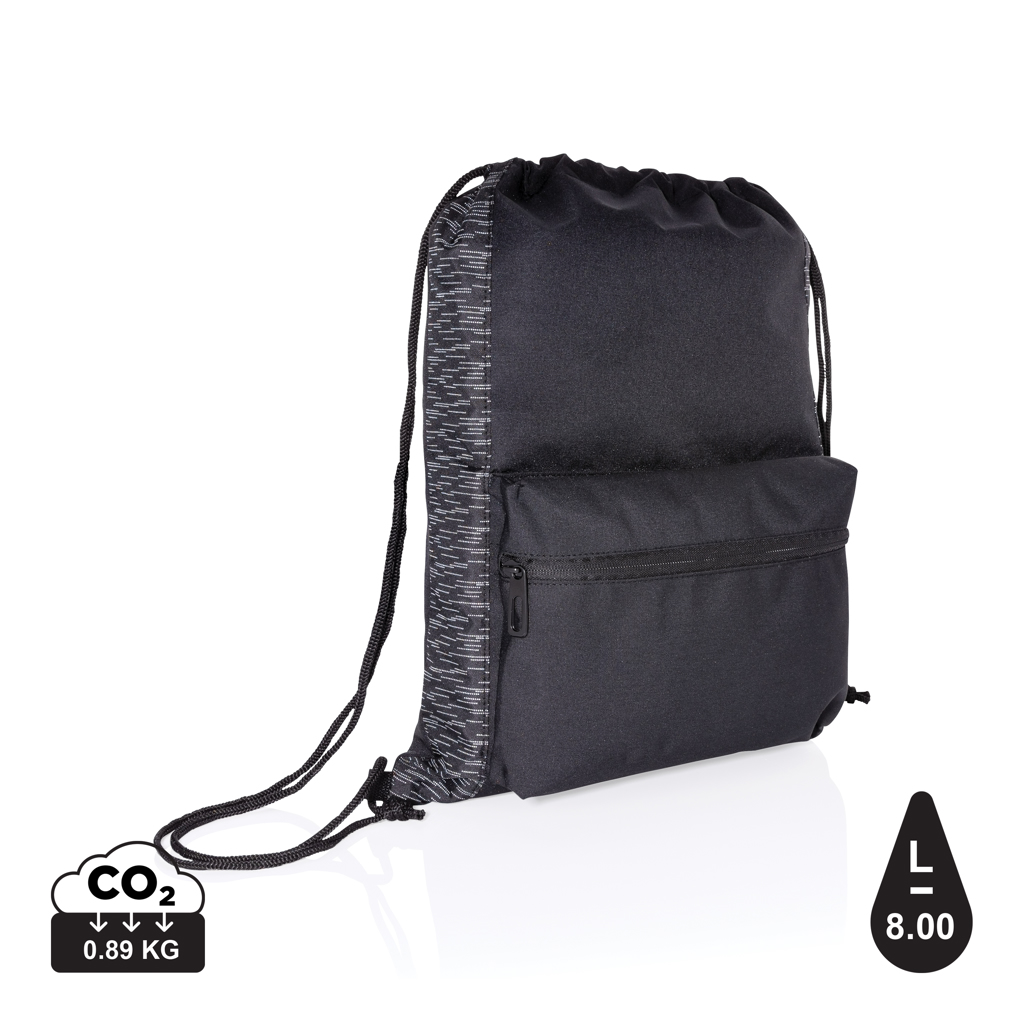 EcoReflective Drawstring Backpack - Rustington