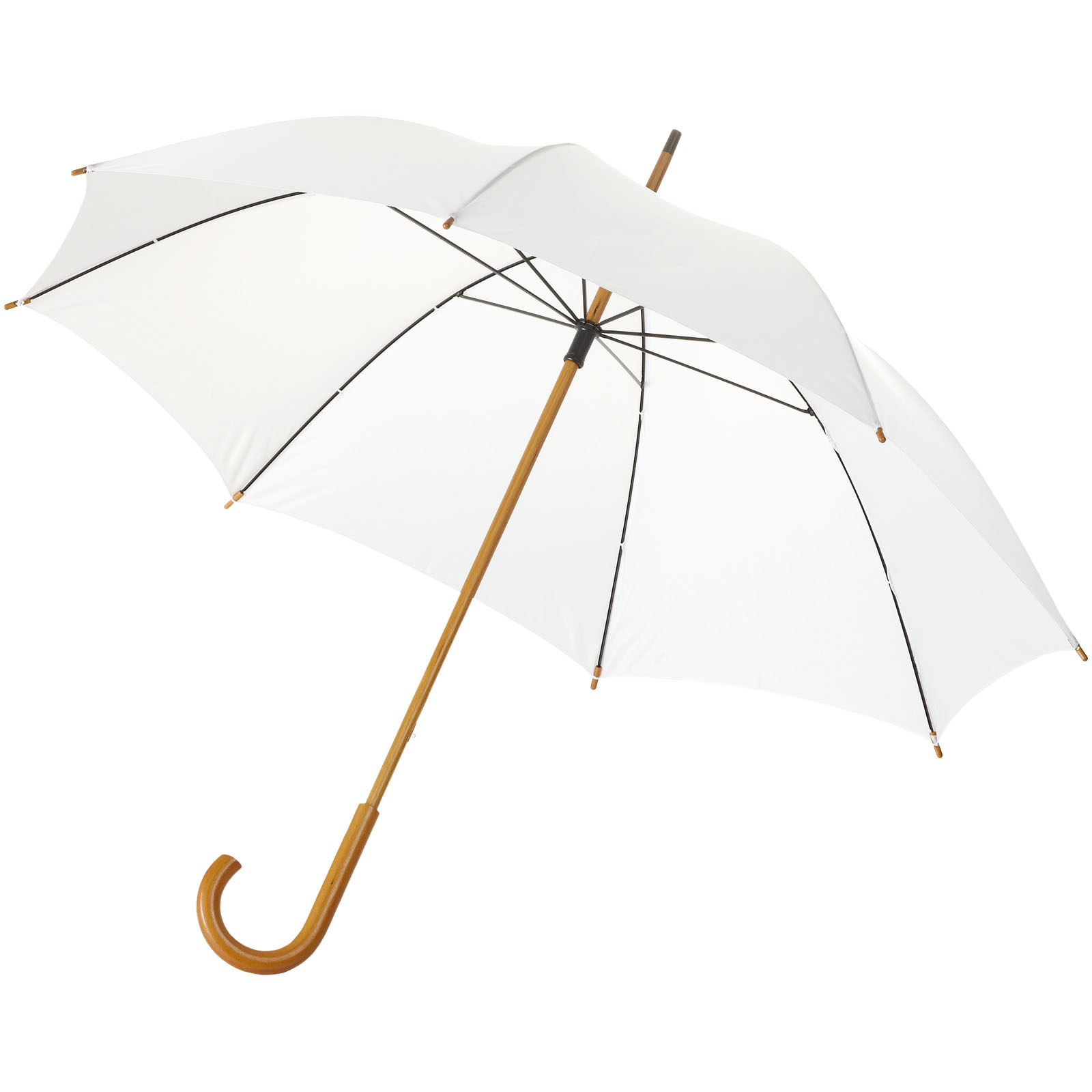 Jova 23-Zoll-Regenschirm mit Holzschaft und Griff - Oberndorf