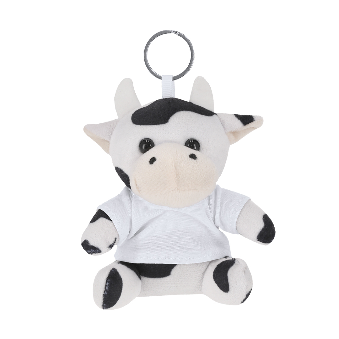 Customizable Plush Cow Keychain - Packington