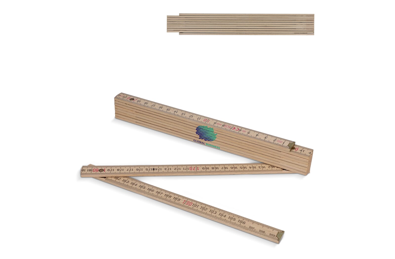 Premium Natural Folding Wood Ruler - Waldron