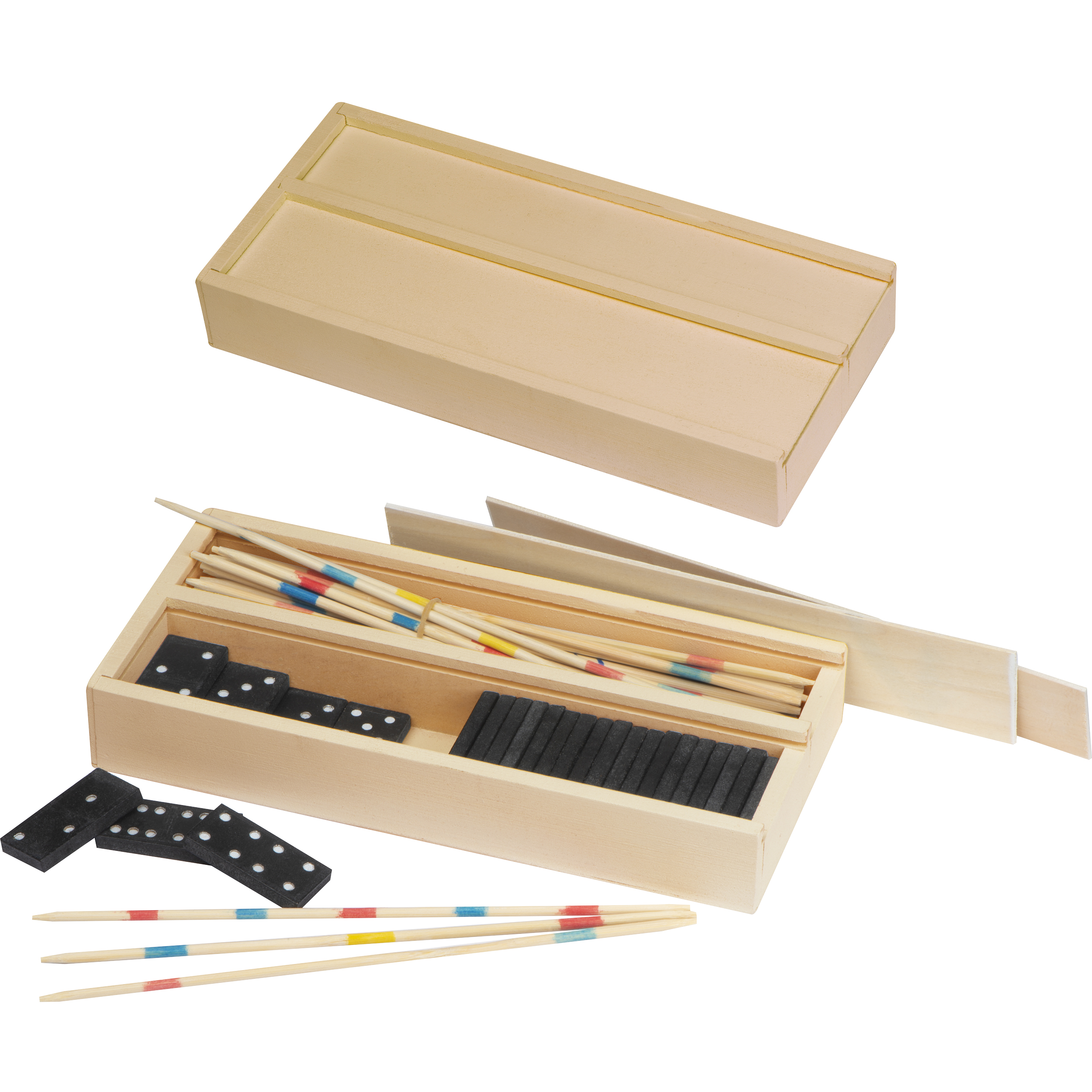 Aldington - Wooden Mikado and Domino Box Set - Fillongley