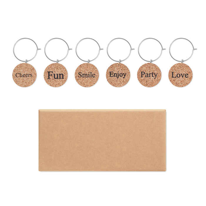 Cork Glass Marker Set - Little Bedwyn - Comrie