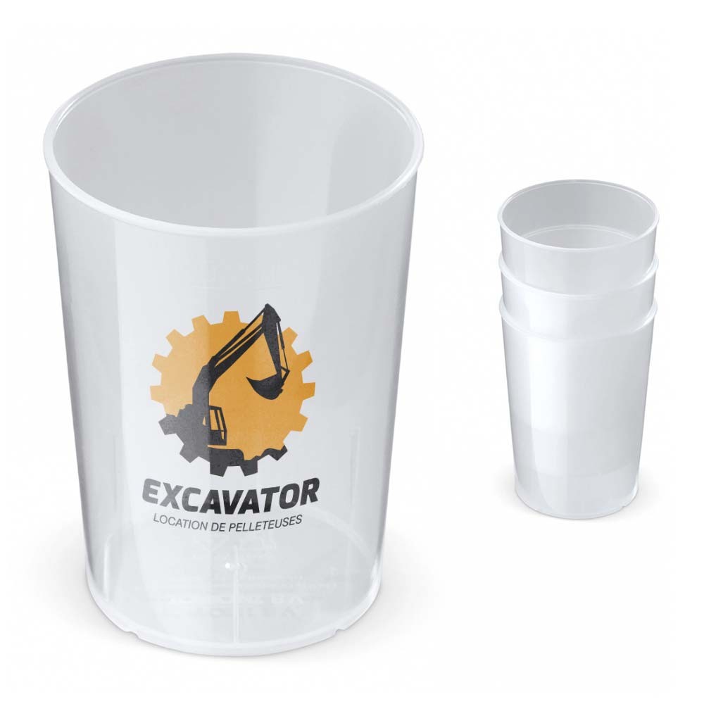 Reusable Unbreakable Stackable Cups 250ml - Fenton