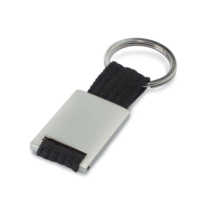 Rectangular Metal Key Ring - Little Snoring - Forde Abbey