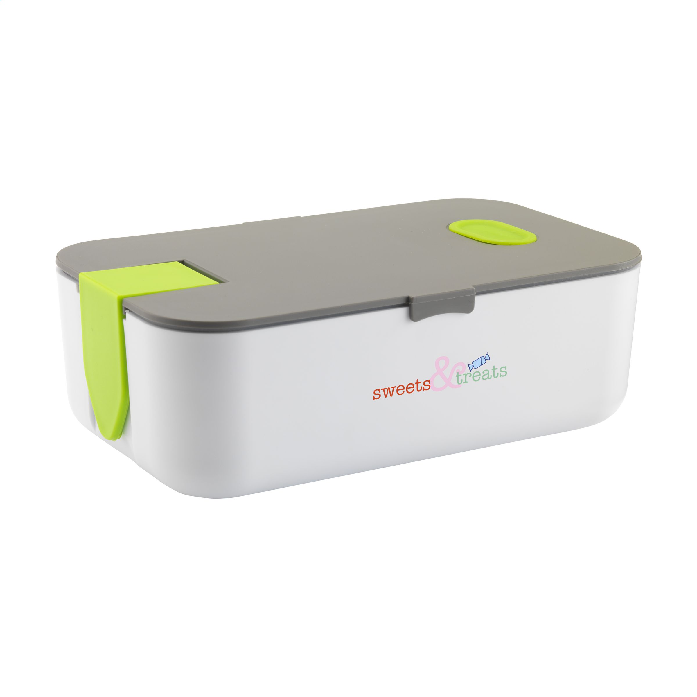 Luxury Plastic Lunchbox with Silicon Sealing Ring and Removable Divider - Diss