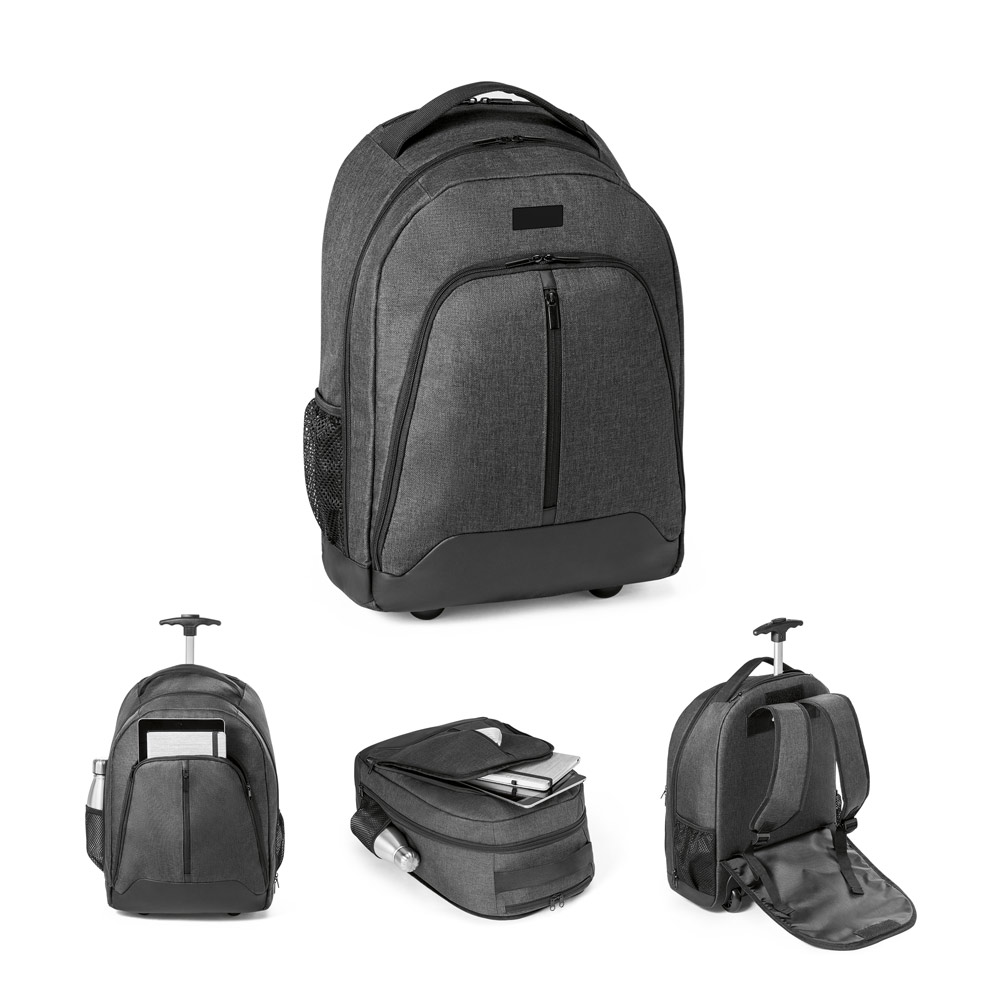 Tech Backpack with Wheels - VillageName - Hamworthy