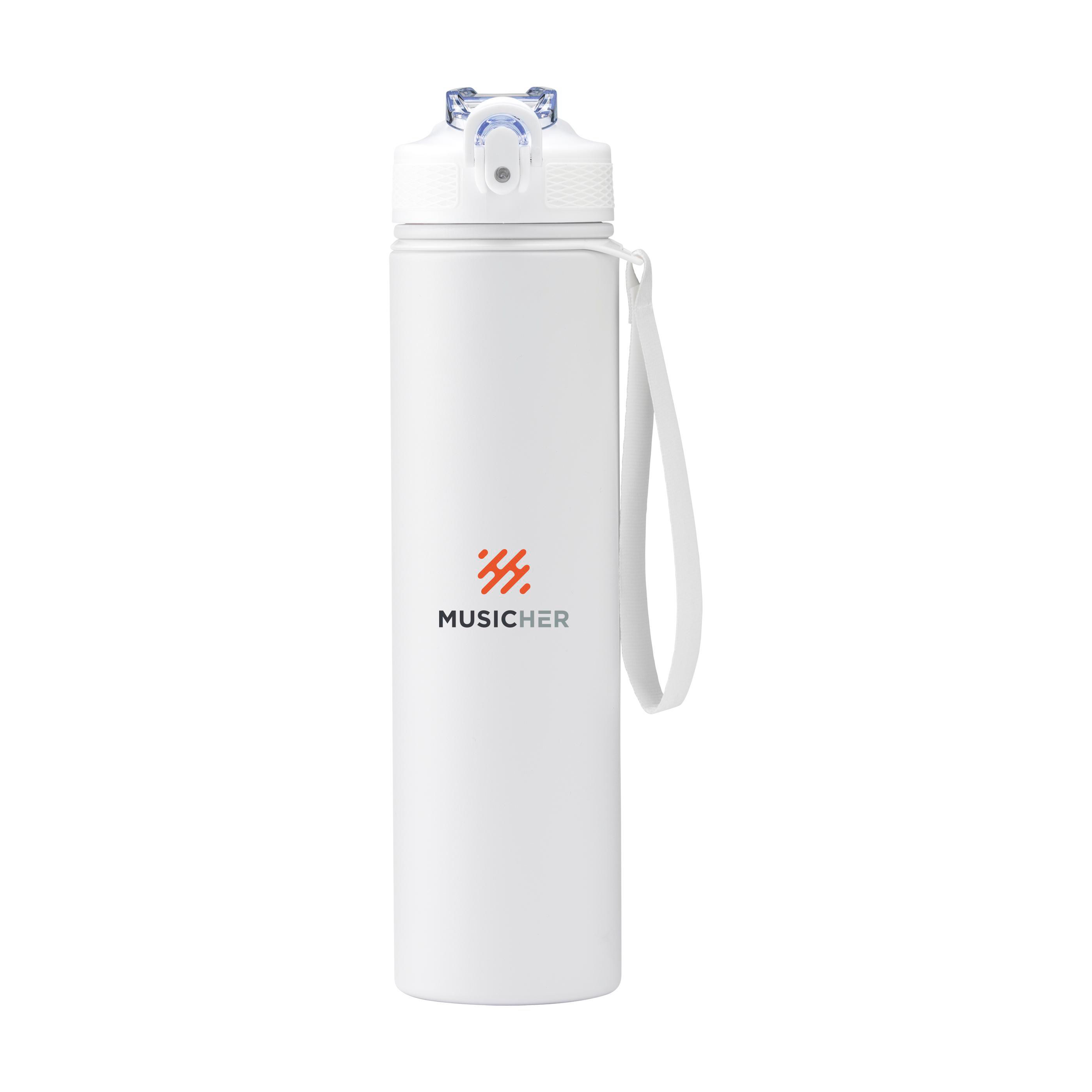 EcoTherm Recycled Flask - Knutsford printed with logo