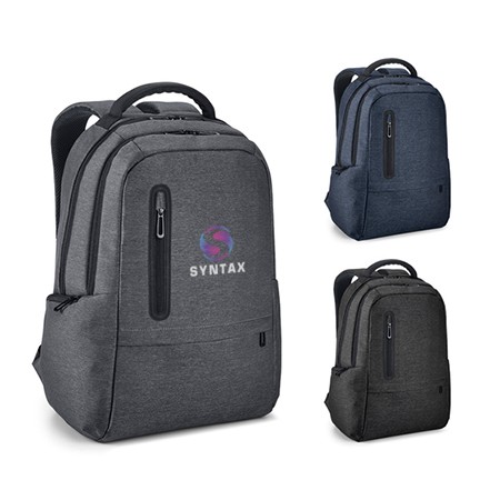 Beckington is a waterproof laptop backpack crafted from two-tone nylon. - Kirkby Mallory