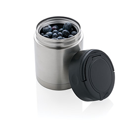 Stainless Steel Food Container with Spoon and Handle - Evesham