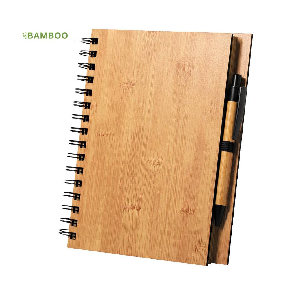 Eco-Friendly Bamboo Notebook and Ball Pen Set - Shrewsbury