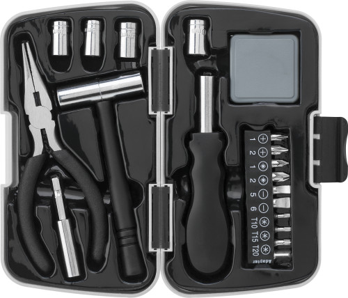 19-Piece Aluminium and Metal Toolkit - Merthyr Tydfil