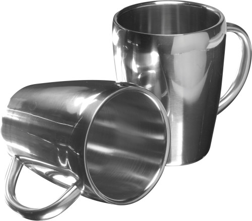 Naya stainless steel double-walled mugs - Manchester